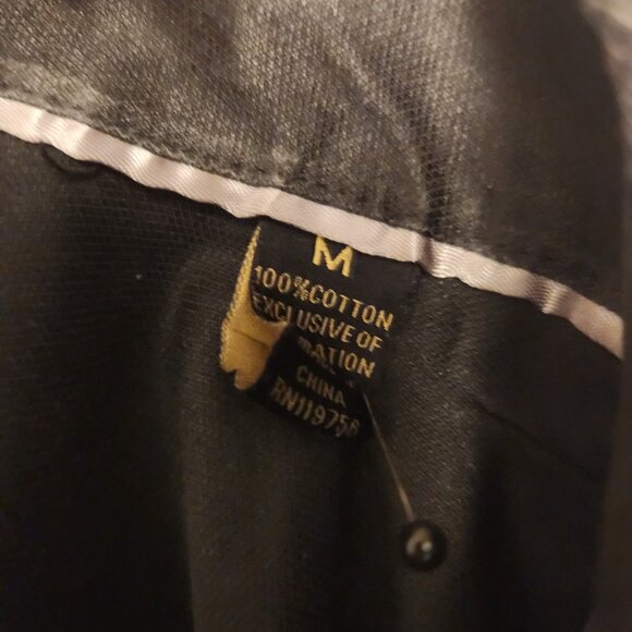 J. Campbell Black Striped Paisley Button Down Shirt Size M - Picture 10 of 10